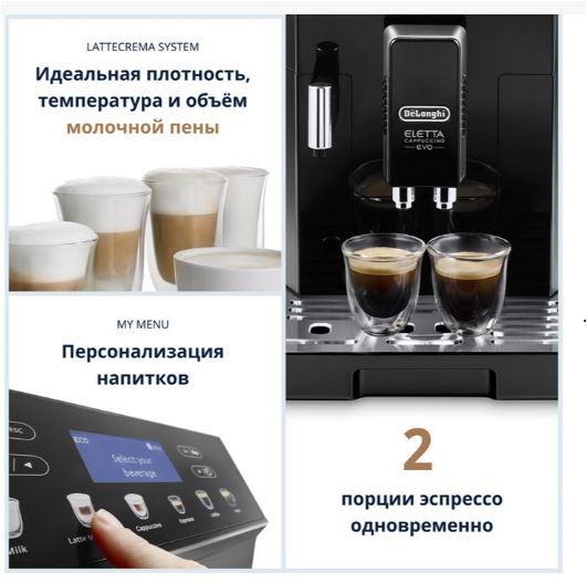 Купить Кофемашина Delonghi ECAM 46.860.W — Фото 2
