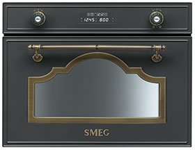 Встраиваемая СВЧ печь SMEG SC745MAO																		 — описание, фото, цены в интернет-магазине PT Stores