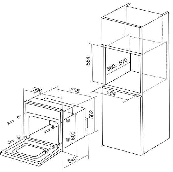 Купить Электрический духовой шкаф Electronicsdeluxe 6006.03 эшв-018 — Фото 2