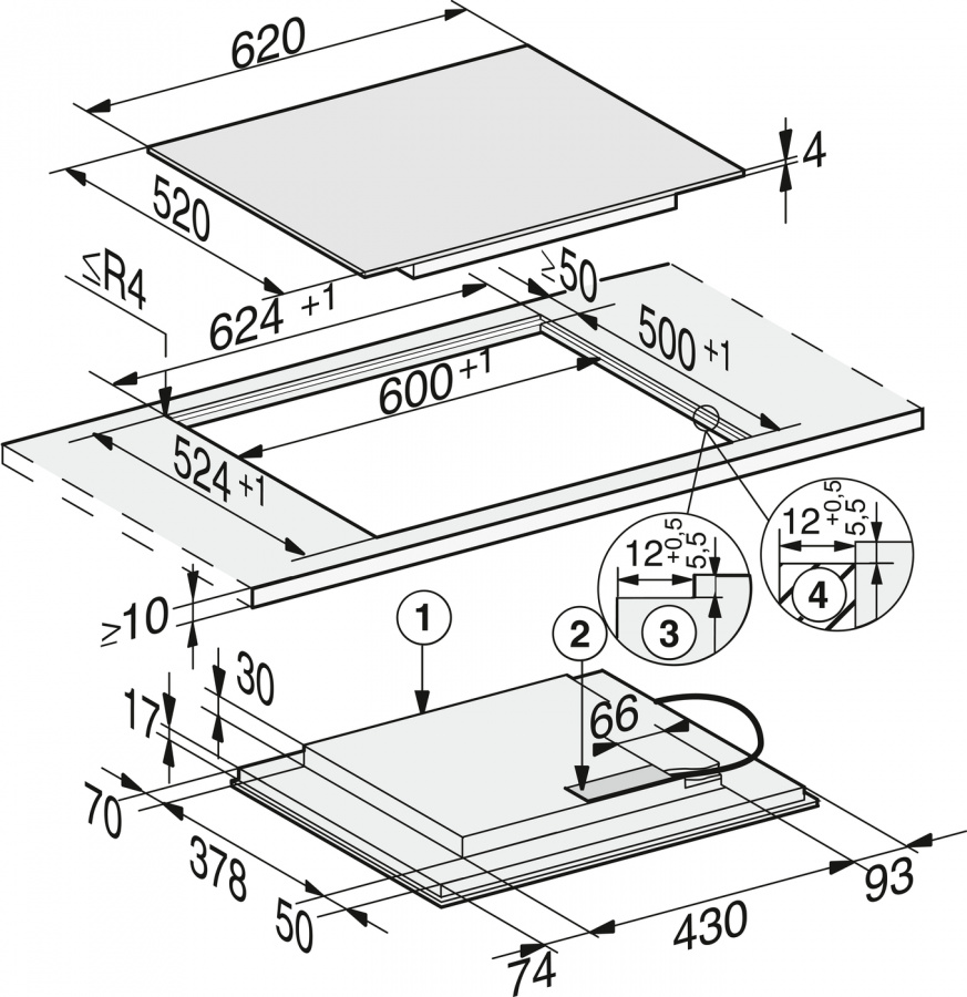 Купить Индукционная варочная панель Miele KM 7564 FL — Фото 3