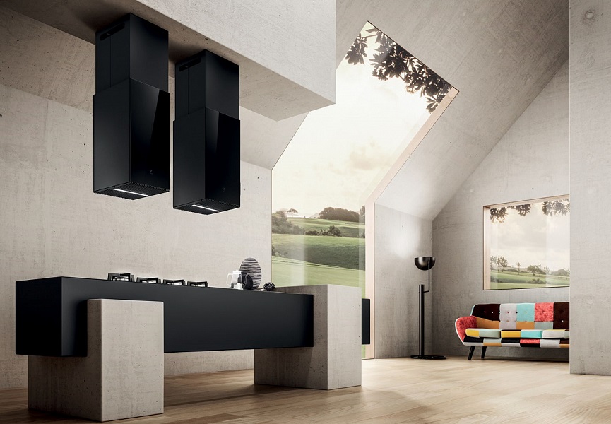 Купить Островная вытяжка ELICA HAIKU ISLAND BL/A/32 — Фото 2