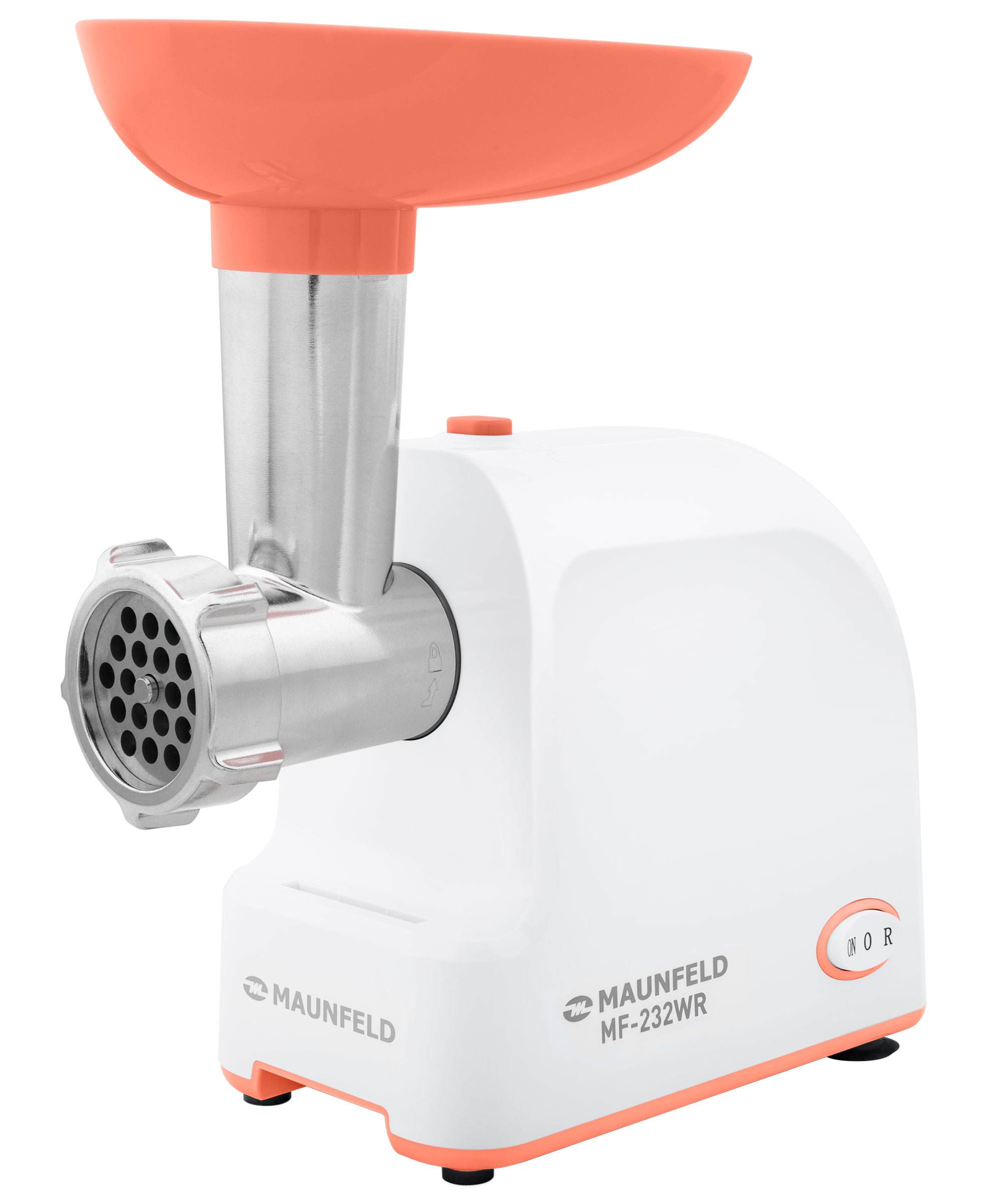 Мясорубка MAUNFELD MF-232WR																		 — описание, фото, цены в интернет-магазине PT Stores