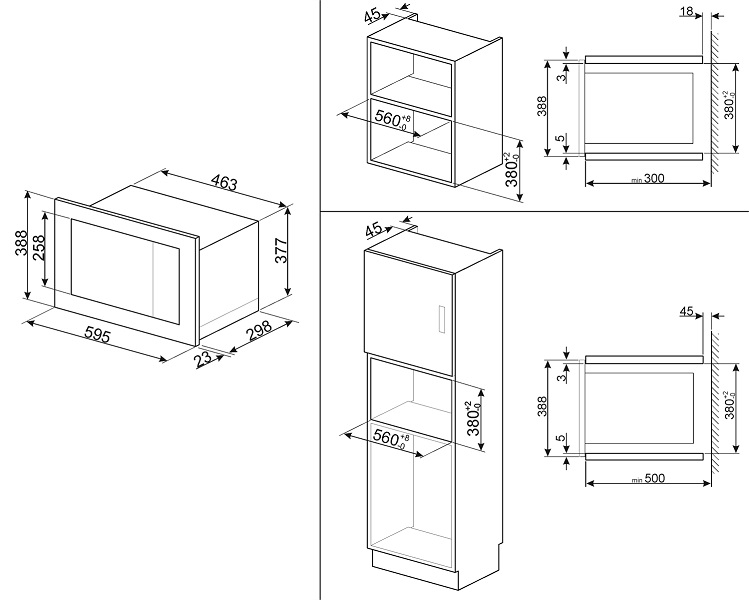 Купить Встраиваемая СВЧ печь SMEG FMI017X — Фото 3