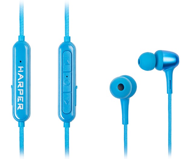 Наушники HARPER HB-306 blue																		 — описание, фото, цены в интернет-магазине PT Stores