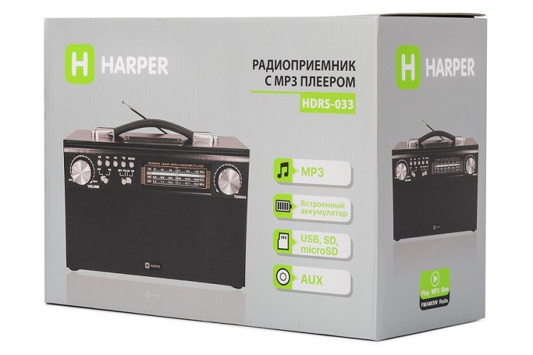 Купить  HARPER HDRS-033 BLACK — Фото 3
