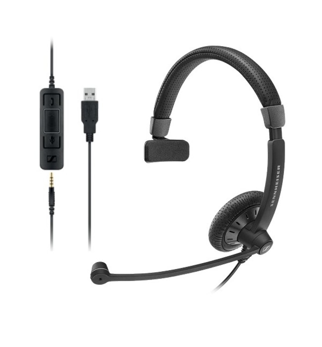 Наушники SENNHEISER SC 45 USB MS																		 — описание, фото, цены в интернет-магазине PT Stores