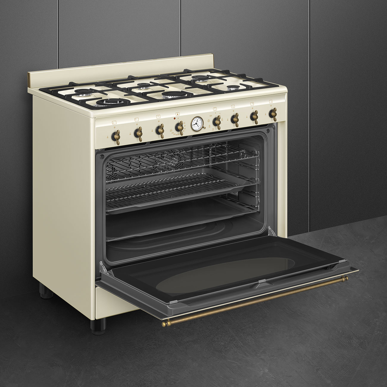 Купить Комбинированная плита Smeg CO96GMP9 — Фото 4