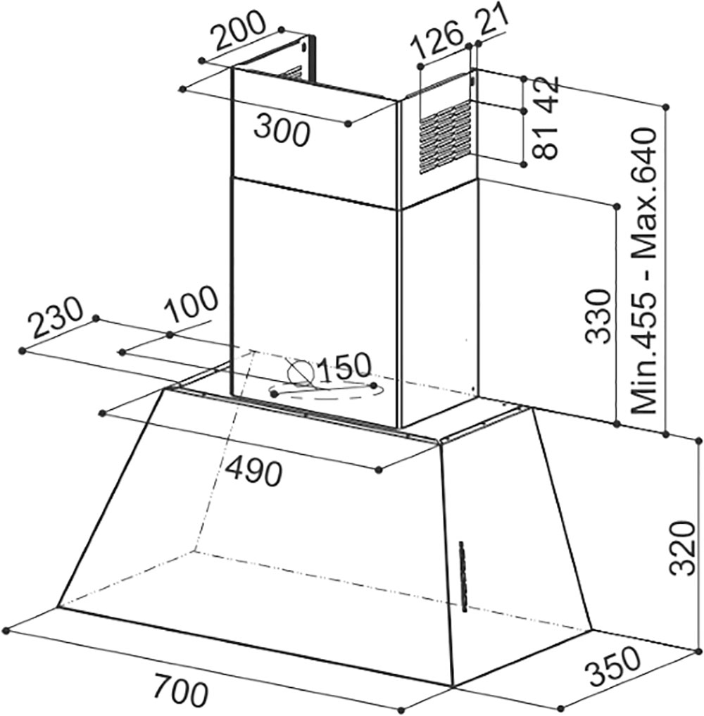 Купить Купольная вытяжка FABER CHLOE EVO+ DG MATT A70 — Фото 2