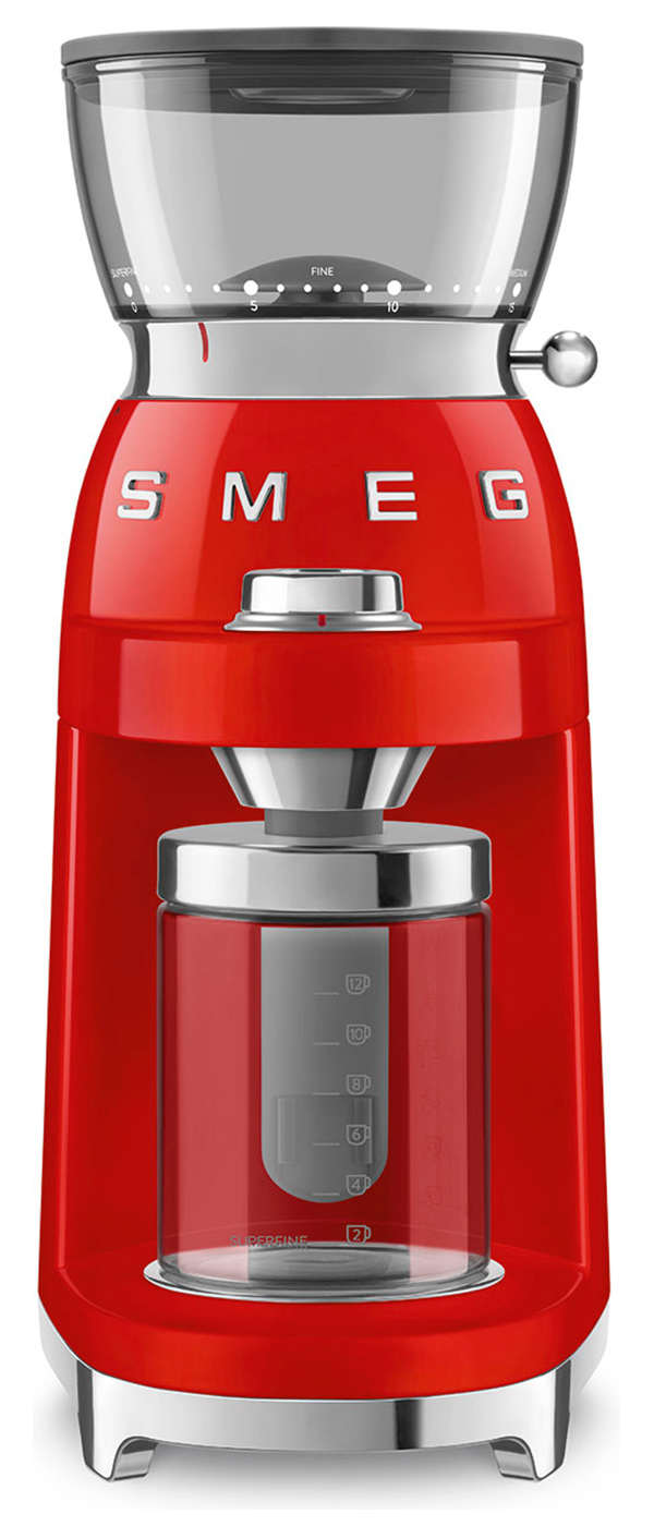 Кофемолка Smeg CGF03RDEU																		 — описание, фото, цены в интернет-магазине PT Stores