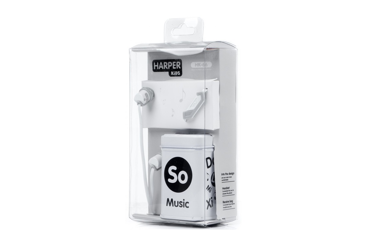 Наушники HARPER KIDS HK-66 White																		 — описание, фото, цены в интернет-магазине PT Stores