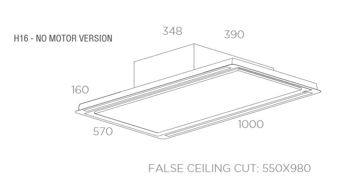 Купить Островная вытяжка ELICA HILIGHT-X H16 WH/A/100 — Фото 3