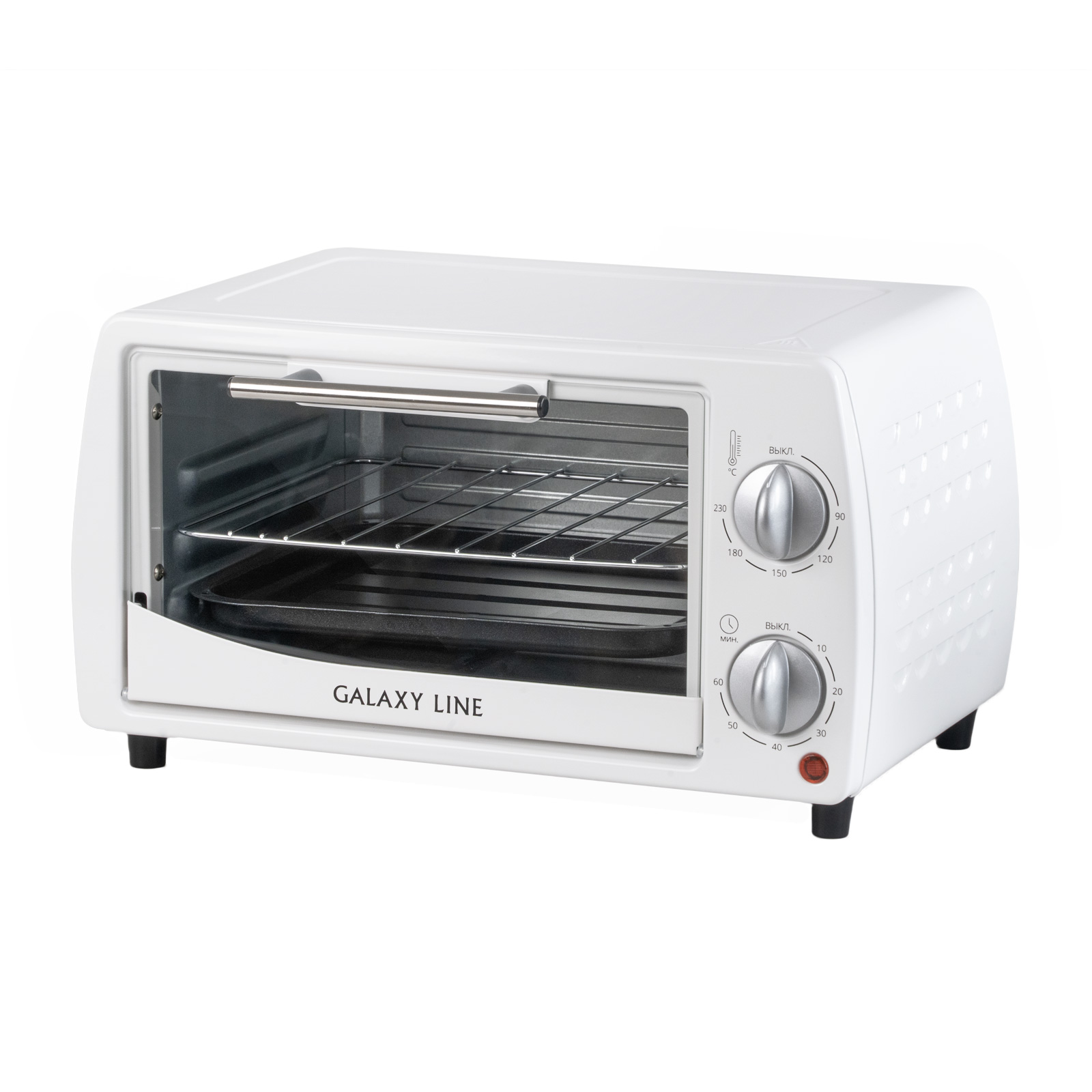 Мини-печь GALAXY GL 2626 WH																		 — описание, фото, цены в интернет-магазине PT Stores