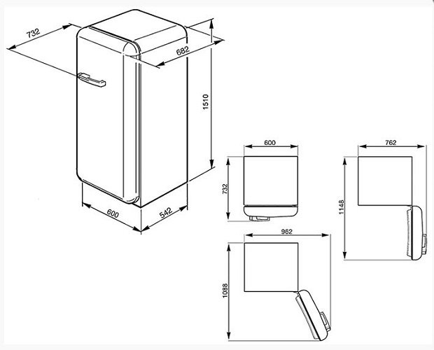 Купить Холодильник SMEG FAB28RV1 — Фото 8