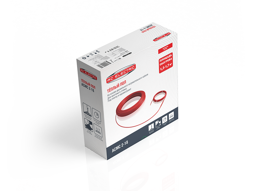 Купить Тёплый пол AC ELECTRIC ACMC 2-18-500 (комплект теплого пола) — Фото 2