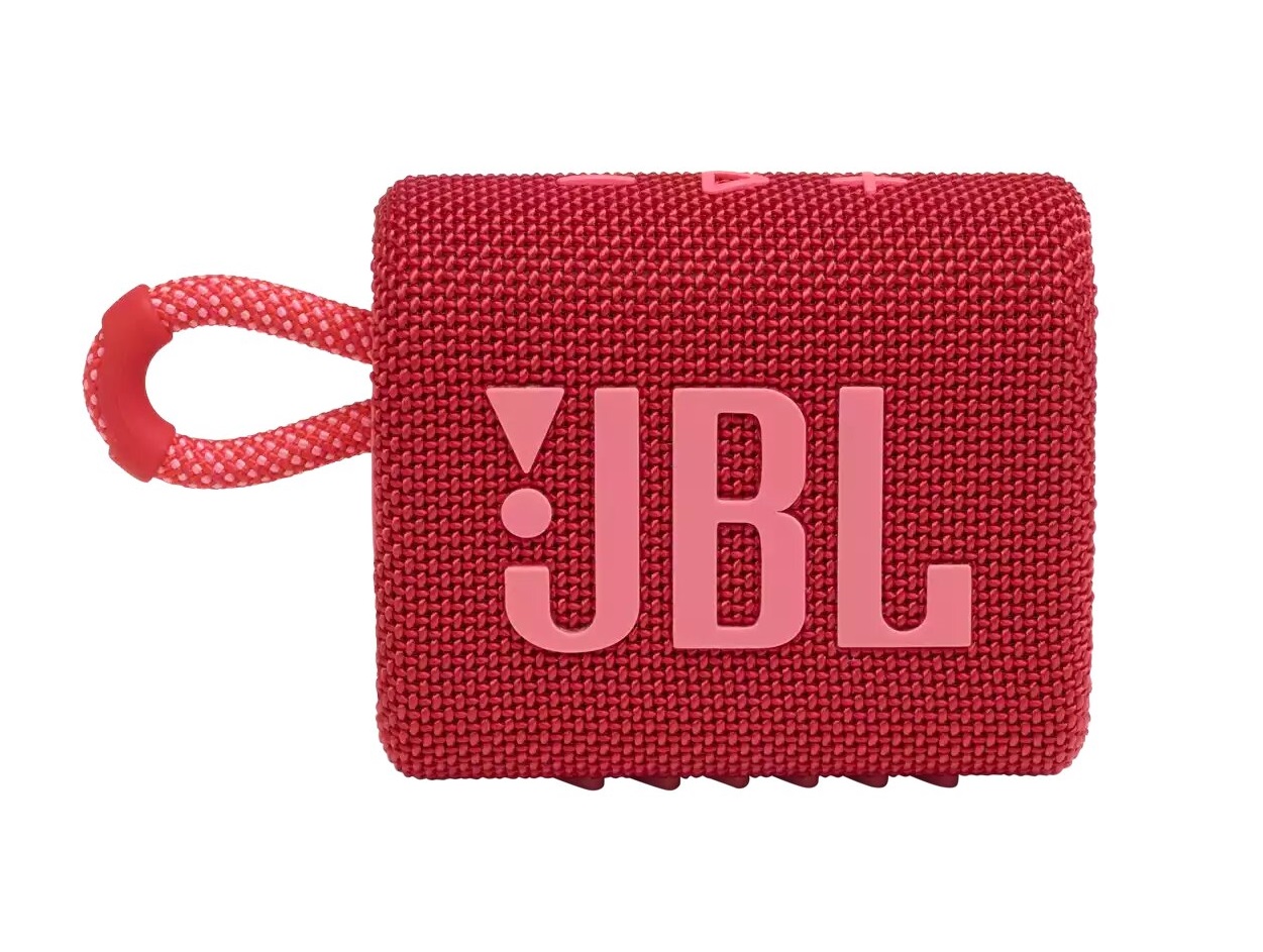 Портативная акустика JBL GO 3 красный																		 — описание, фото, цены в интернет-магазине PT Stores