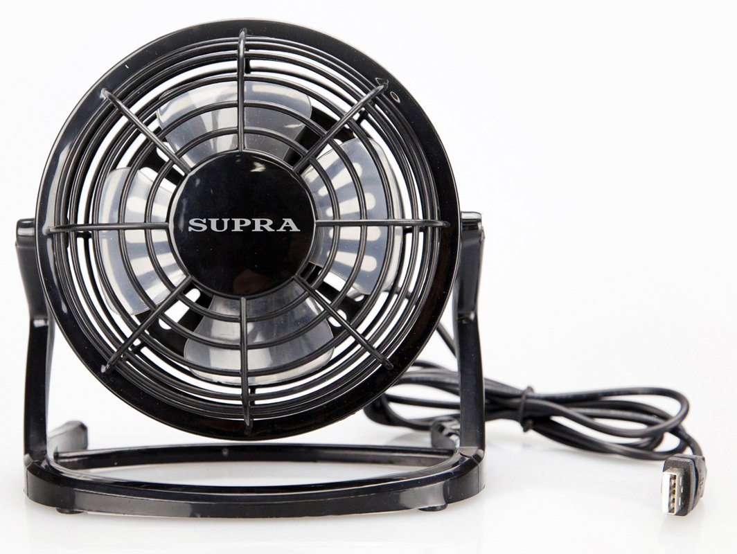 Вентилятор SUPRA VS-10USB black																		 — описание, фото, цены в интернет-магазине PT Stores