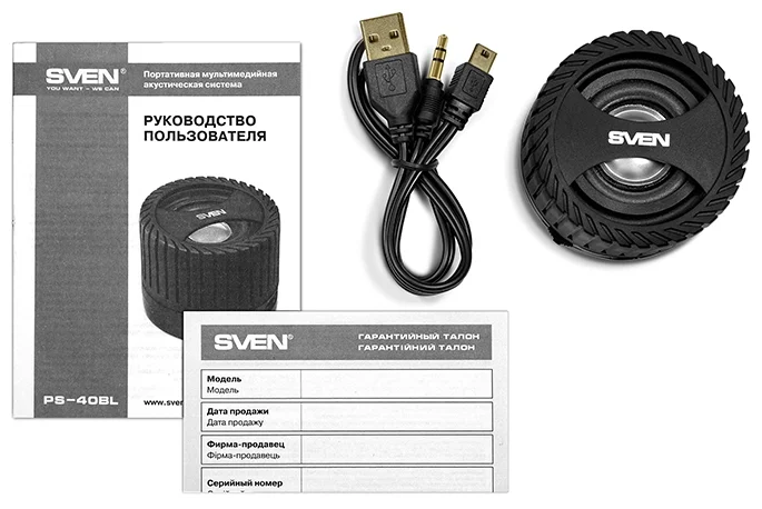 Купить Портативная акустика SVEN PS-40BL — Фото 2
