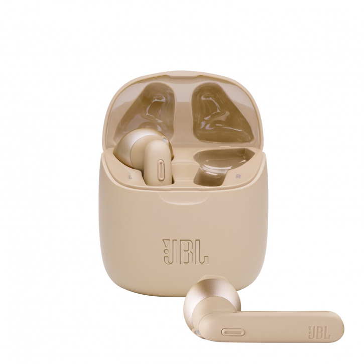 Наушники JBL T225TWS золотистый																		 — описание, фото, цены в интернет-магазине PT Stores