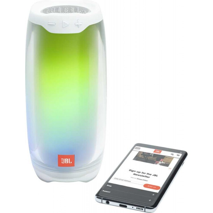 Купить Портативная акустика JBL Pulse 4 белая — Фото 2