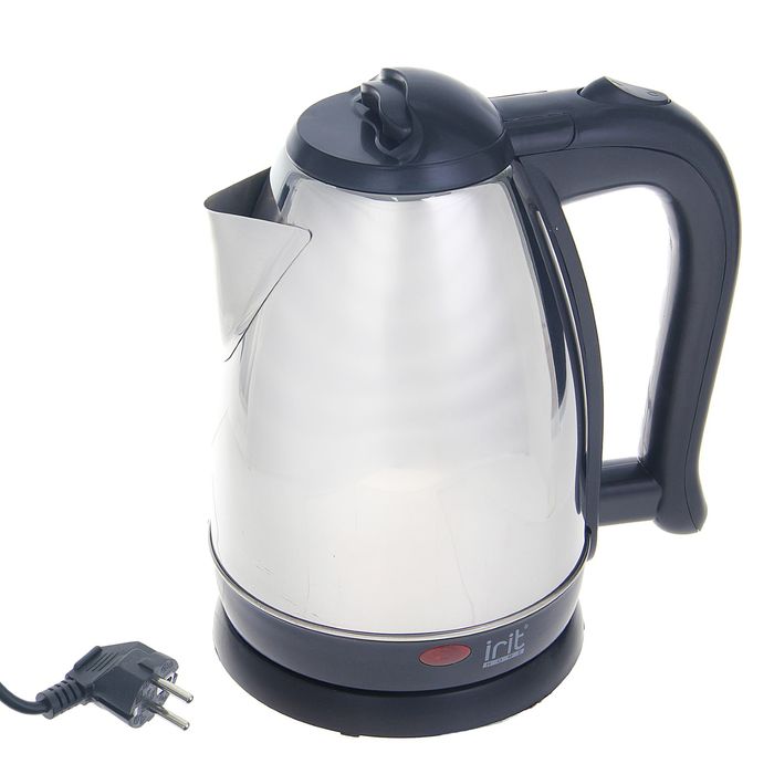 Чайник IRIT IR-1320 черный/сталь																		 — описание, фото, цены в интернет-магазине PT Stores
