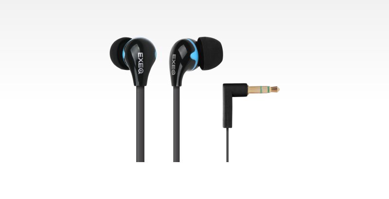 Наушники EXEQ HHC-002 (черный-голубой)																		 — описание, фото, цены в интернет-магазине PT Stores