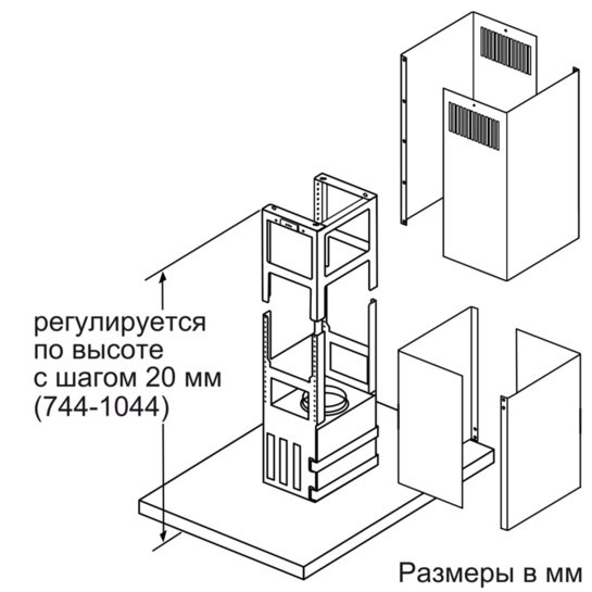 Купить Островная вытяжка SIEMENS LF 91BA582 — Фото 9