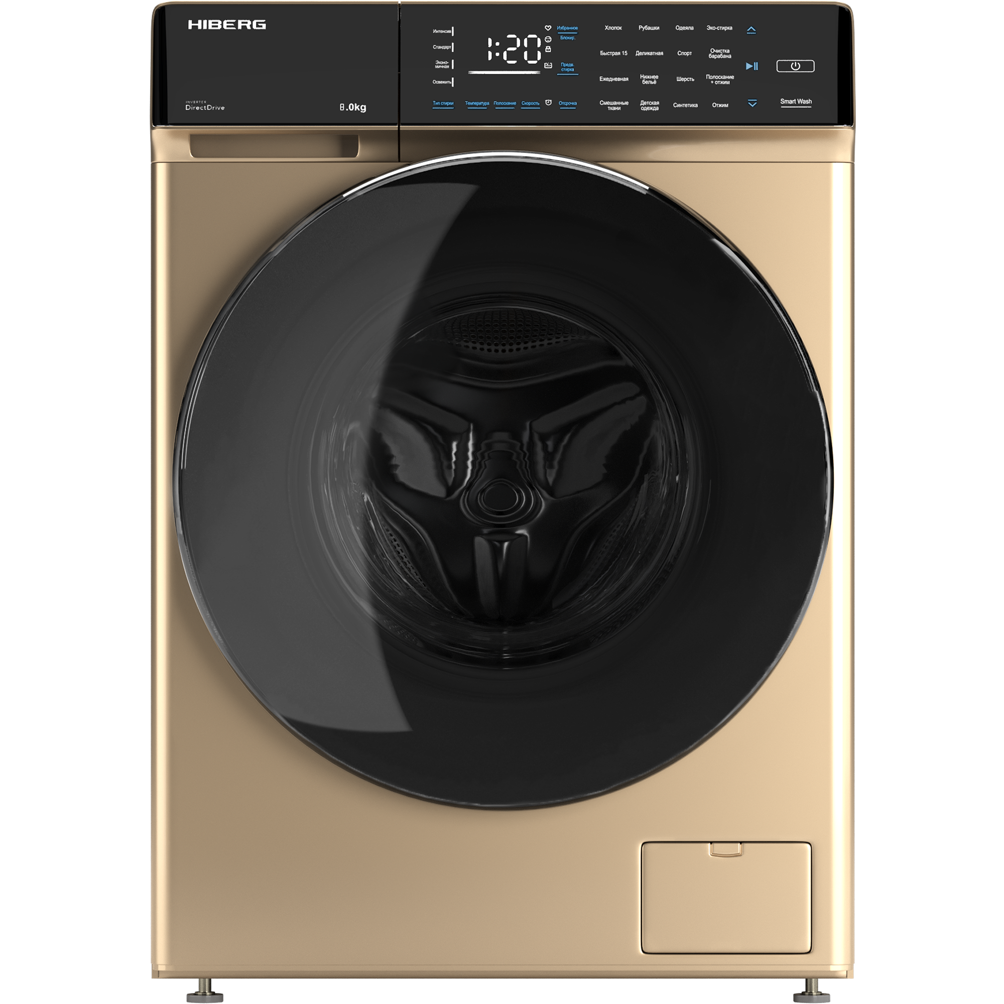 Стиральная машина HIBERG i-DDQ9 - 812 G																		 — описание, фото, цены в интернет-магазине PT Stores
