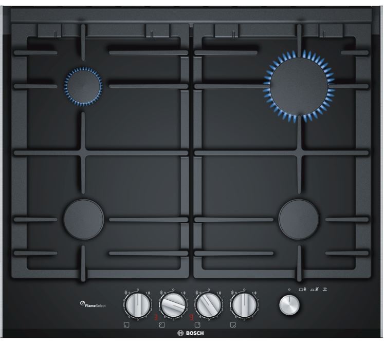 Газовая варочная панель BOSCH PRP 6A6N70 R																		 — описание, фото, цены в интернет-магазине PT Stores