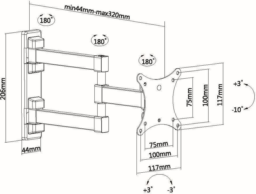 Купить Кронштейн ULTRAMOUNTS UM 893 — Фото 3