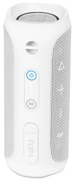 Портативная акустика JBL FLIP 4 White																		 — описание, фото, цены в интернет-магазине PT Stores