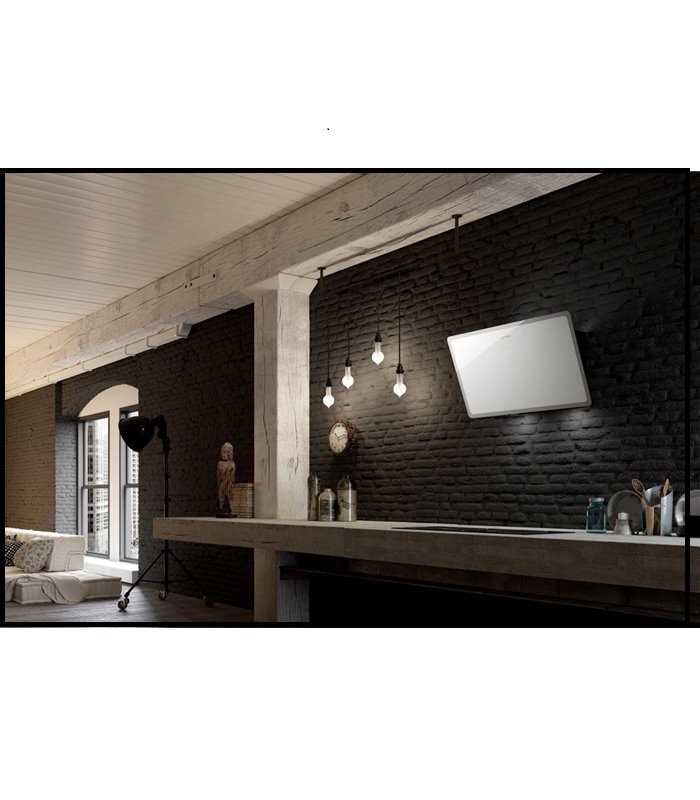 Купить Наклонная вытяжка FABER GLAM-LIGHT A80 WH/WG EVO — Фото 2
