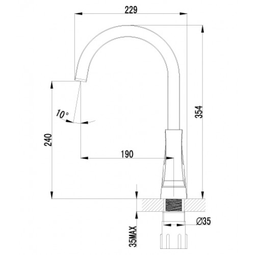 Купить Смеситель LEMARK LM4555C Смеситель Unit для кухни — Фото 2
