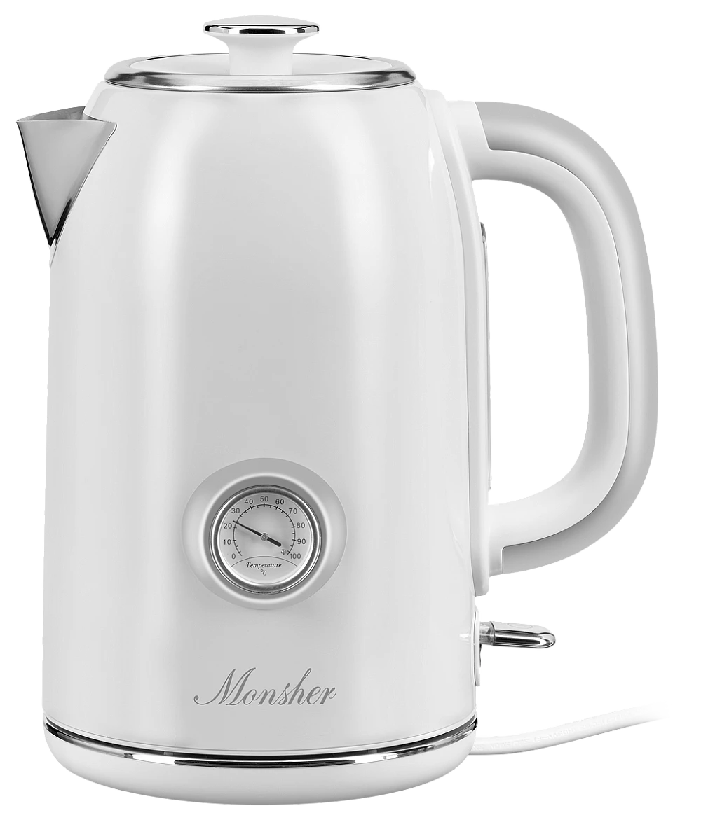 Чайник Monsher MK 301 Blanc																		 — описание, фото, цены в интернет-магазине PT Stores