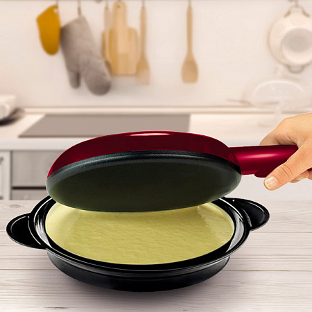 Купить Блинница Redmond RSM-1410 бордовый — Фото 2