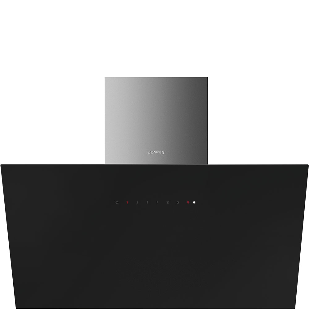 Наклонная вытяжка SMEG KICV90BL																		 — описание, фото, цены в интернет-магазине PT Stores