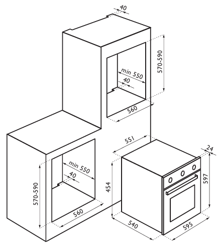 Купить Электрический духовой шкаф Ardesia HX 015 X — Фото 3