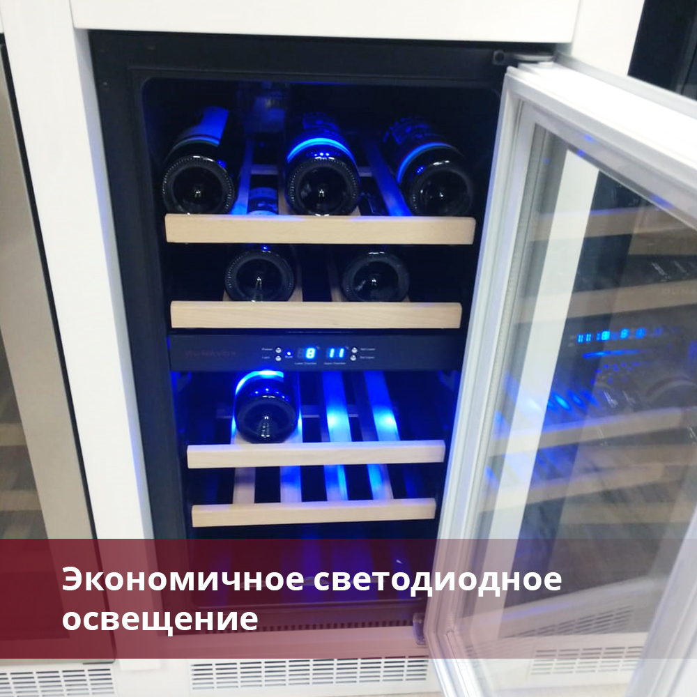 Купить Встраиваемый винный шкаф DUNAVOX DAU-32.78DW — Фото 2