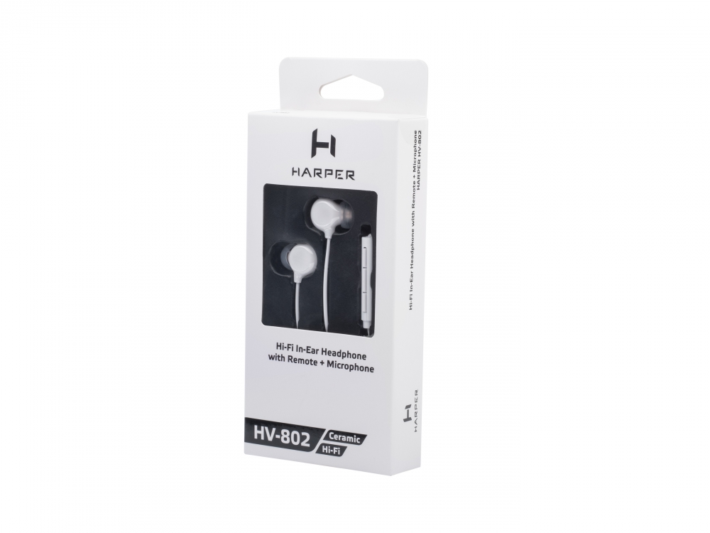 Купить Наушники HARPER HV-802 white — Фото 2