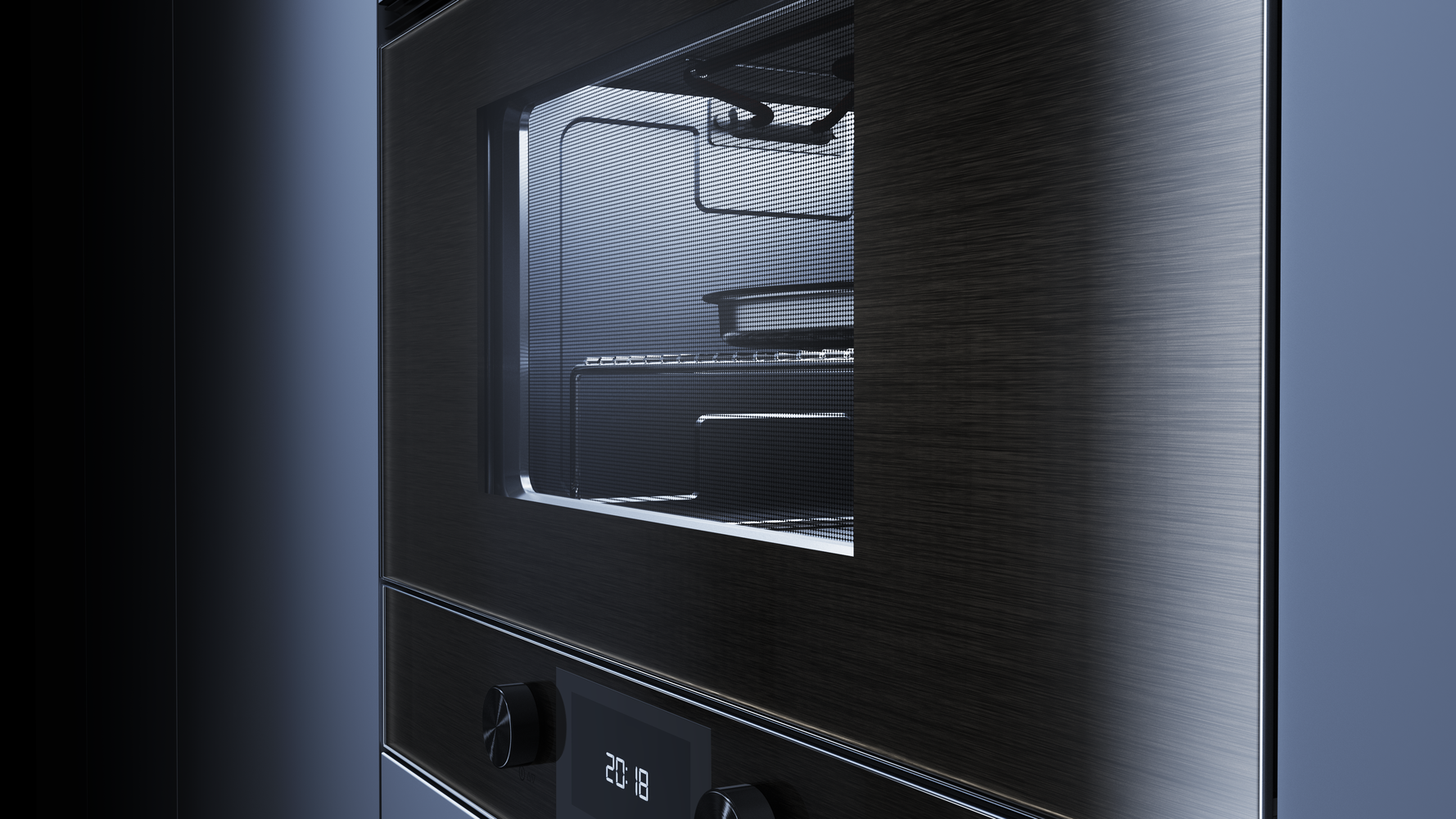 Купить Встраиваемая СВЧ печь KUPPERSBUSCH MR 6330.0 S5 Black Velvet — Фото 4