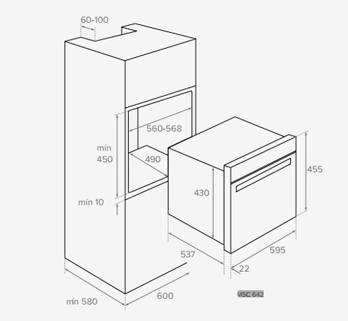 Купить Встраиваемая СВЧ печь TEKA MSC 642 STAINLESS STEEL — Фото 2