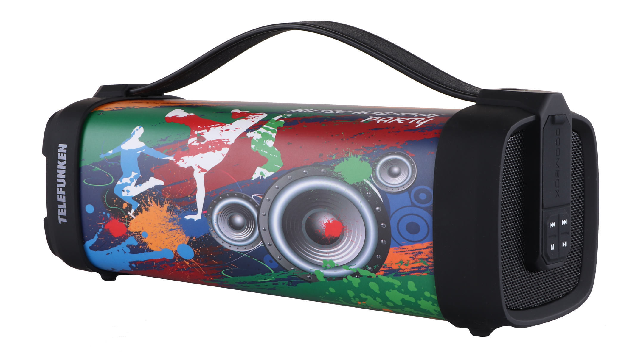 Портативная акустика TELEFUNKEN TF-PS1241B MUSIC HOLIDAY)																		 — описание, фото, цены в интернет-магазине PT Stores