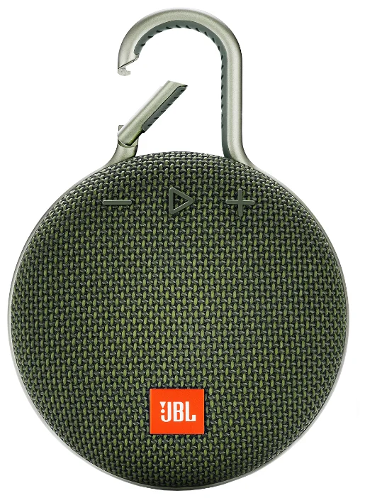 Портативная акустика JBL Clip 3 green																		 — описание, фото, цены в интернет-магазине PT Stores