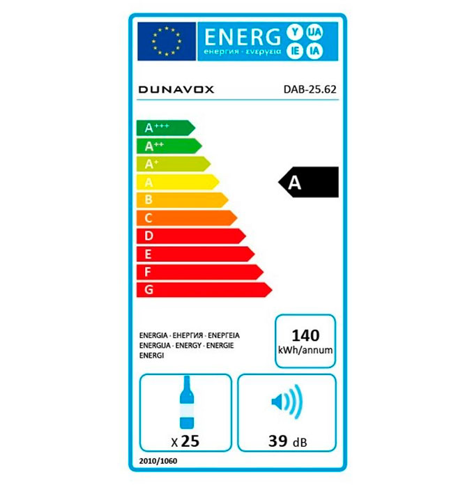 Купить Встраиваемый винный шкаф DUNAVOX DAB-25.62DB.TO — Фото 5