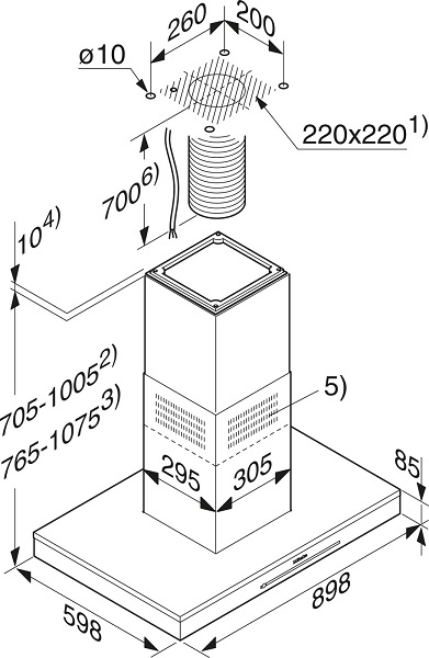 Купить Островная вытяжка MIELE DA6690D BRWS — Фото 4