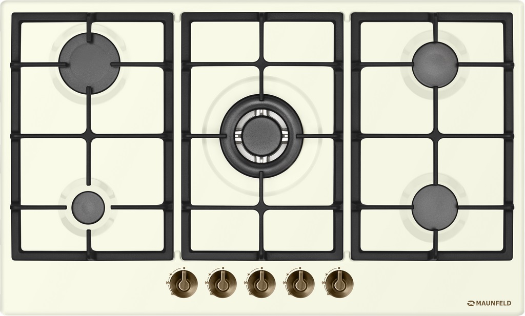 Газовая варочная панель MAUNFELD EGHE.95.33CBG.R/G																		 — описание, фото, цены в интернет-магазине PT Stores
