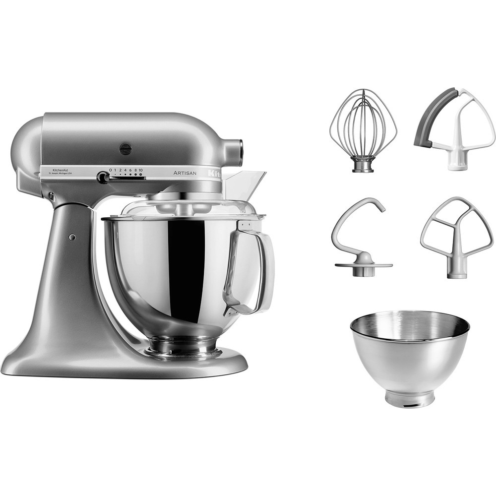 Купить Миксер KitchenAid 5KSM175PSECU серебристый — Фото 3