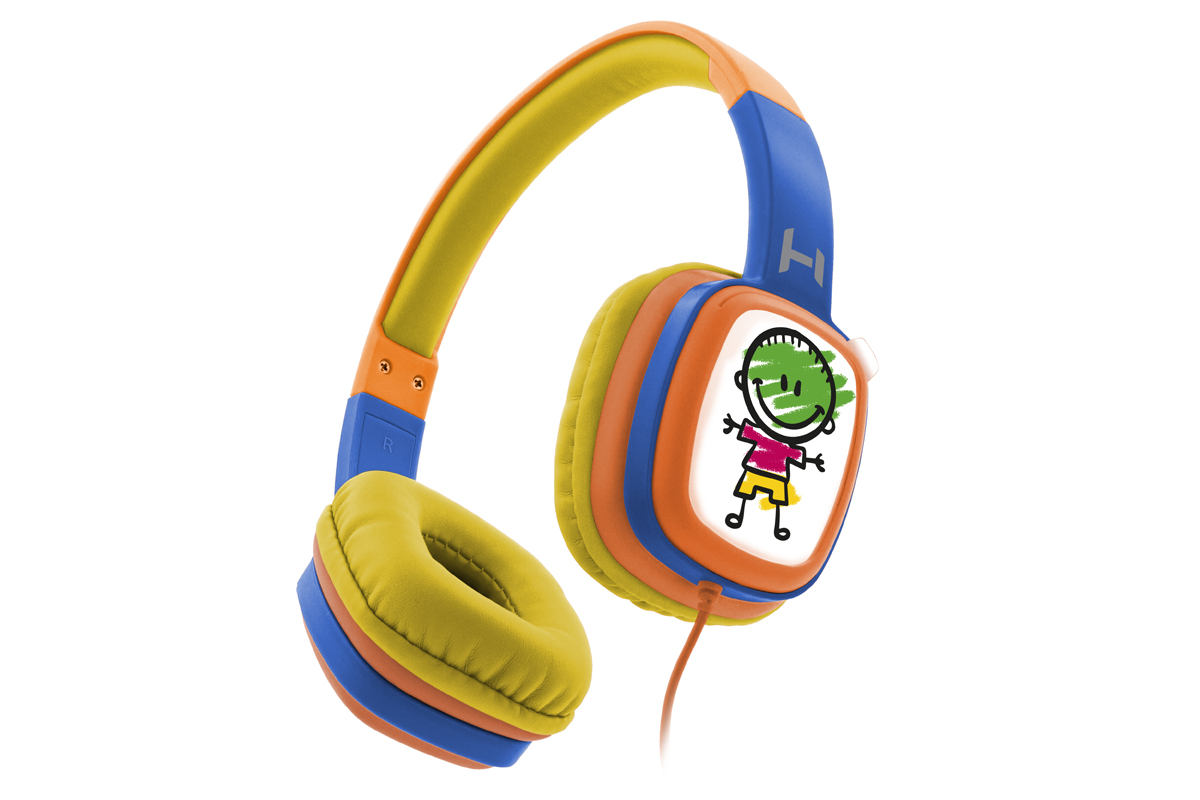 Купить Наушники HARPER KIDS HN-302 оранжево-синий — Фото 2