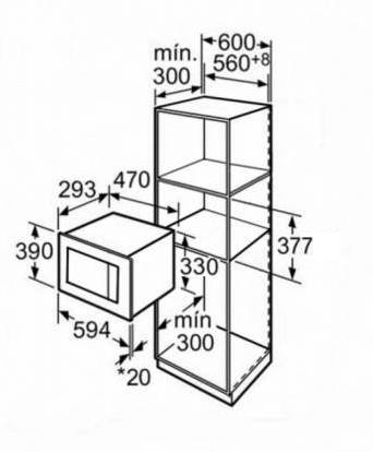 Купить Встраиваемая СВЧ печь Weissgauff HMT-203 — Фото 4