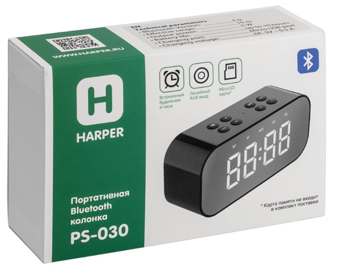 Купить Портативная акустика HARPER PS-030 black — Фото 3