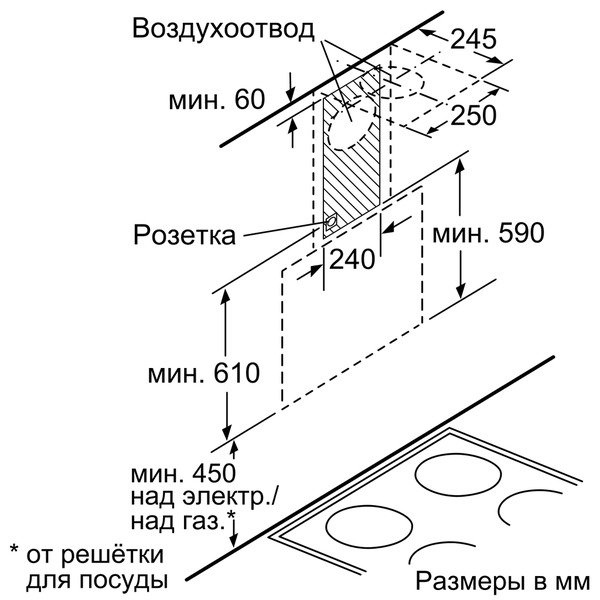 Купить Наклонная вытяжка Neff D 39DT67N0 — Фото 4